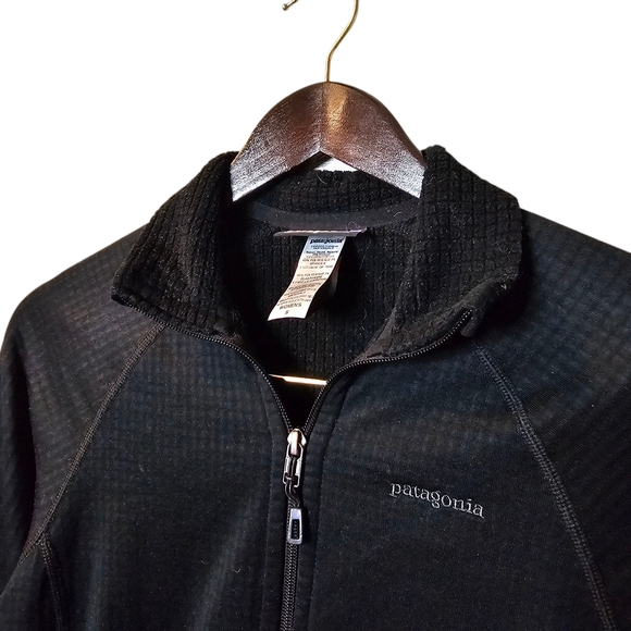 Patagonia Grid Fleece Jacket - Women’s - Black - Full-Zip - Outdoor - Hiking - Picture 3 of 5